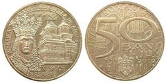 50 bani (500 Aniversario de la llegada al trono de Neagoe Basarab)