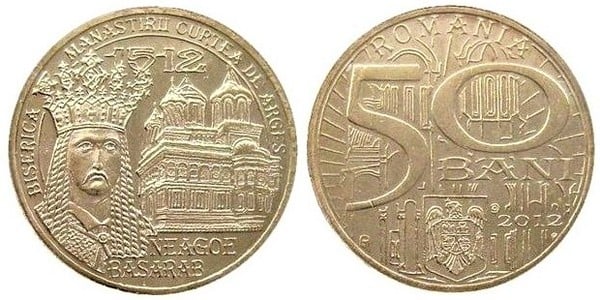 50 bani (500th Anniversary of the accession to the throne of Neagoe Basarab)