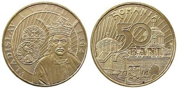 50 bani (650th Anniversary of the Reign of Vladislav I Vlaicu)