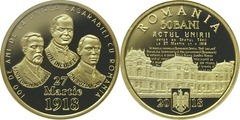 50 bani (100 Aniversario de la Unión de Besarabia con Rumania)