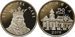 50 bani (550 Aniversario del Monasterio de Putna - Esteban III)