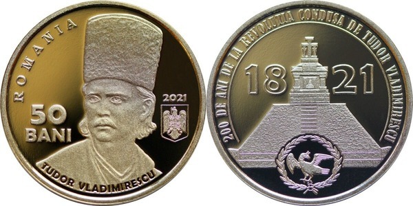 50 bani (2000 Anniversary of the Tudor Vladimirescu Revolution)