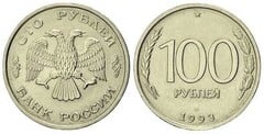 100 rublos