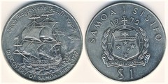 1 tala (Descubrimiento de Samoa-1722)