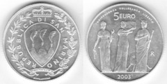 5 euro (Independencia, Tolerancia, Libertad)