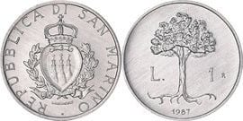 1 lire (City of Faetano)