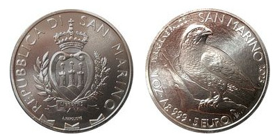 5 euro (peregrine falcon)