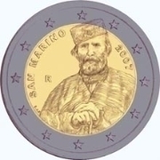 2 euro (200th Anniversary of the Birth of Giuseppe Garibaldi)