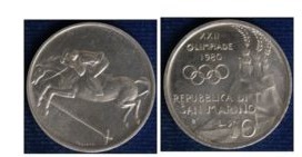 10 lire (XXII Olympiad Moscow-1980 - Equestrian)