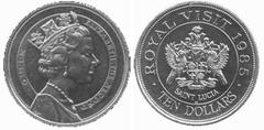 10 dollars (Visita de la Reina Isabel II)