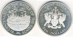 10 dollars (200 Aniversario de la Batalla de los Santos)