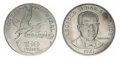 150 francs (25 aniversario del programa Eurafrique)