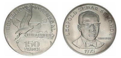 150 francs (25th anniversary of the Eurafrique program)