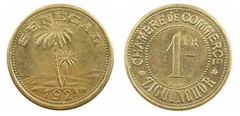1 franc (Ziguinchor-Dinero de necesidad)
