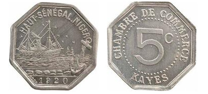 5 centimes (Kayes-Dinero de necesidad)
