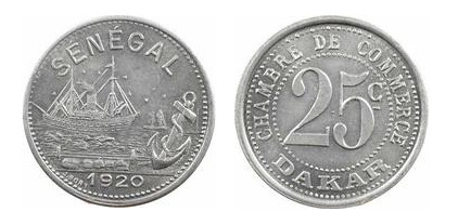 25 centimes (Dakar-Dinero de necesidad)