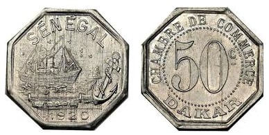50 centimes (Dakar-Dinero de necesidad)