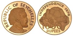 1.000 rupees (Independence)