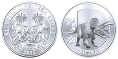 1 dollar (Dinosaurs II: Triceratops)