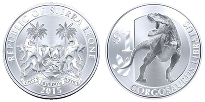 1 dollar (Dinosaurs II: Gorgosaurus)
