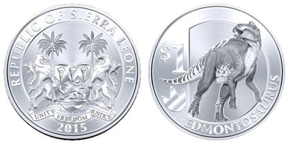 1 dollar (Dinosaurs II: Edmontosaurus)