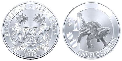 1 dollar (Dinosaurs II: Ankylosaurus)