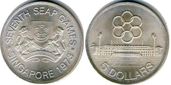 5 dollars (VII Peninsular Southeast Asian Games)