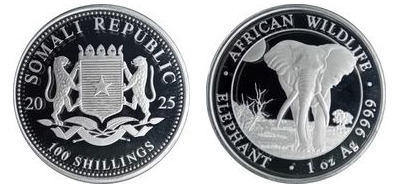 100 shillings (Elephant)