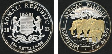 100 shillings (Elephant)