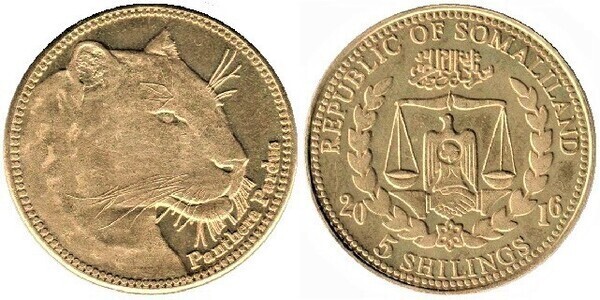 5 shillings (Leopard)