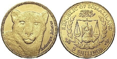 5 shillings (Cheetah)