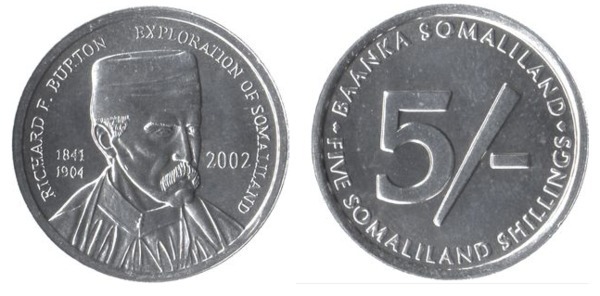 5 shillings (Richard F. Burton)