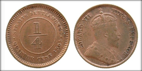 1/4 cent