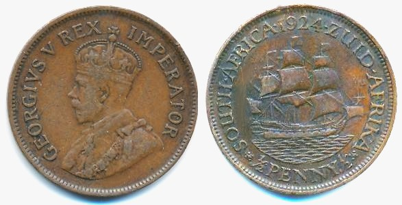 1/2 penny (George V)