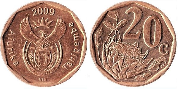 20 cents (Afurika Tshipembe)