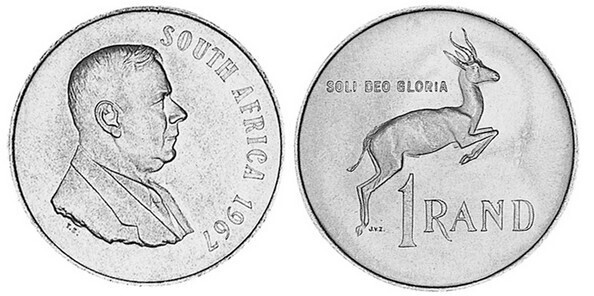 1 rand (Dr. Verwoerd - SOUTH AFRICA)