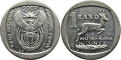 1 rand (Ningizimu Afrika - Afurika Tshipembe)