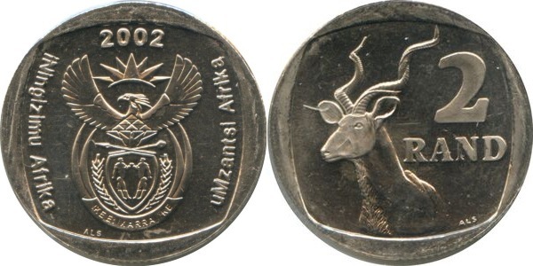 2 rand (iNingizimu Afrika - uMzantsi Afrika)