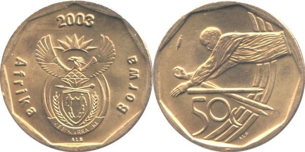 50 cents (Cricket World Cup 2003 - Afrika Borwa)