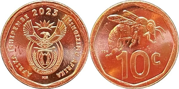 10 cents (AFRIKA TSHIPEMBE / ININGIZIMU AFRIKA)