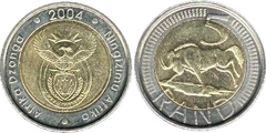 5 rand (Afrika Dzonga - Ningizimu Afrika)