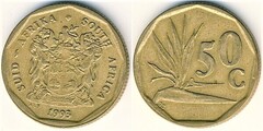 50 cents (SUID-AFRIKA - SOUTH AFRICA)