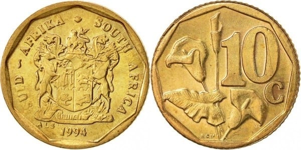 10 cents (SOUTH AFRICA)