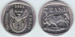 5 rand (ININGIZIMU AFRIKA)