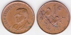 1 cent (Charles R. Swart - SOUTH AFRICA)