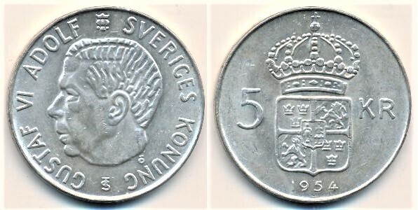 5 kronor (Gustaf VI)