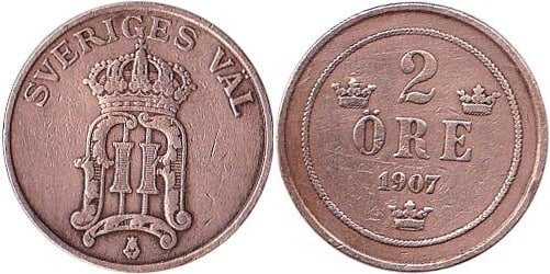 2 öre (Oscar II)