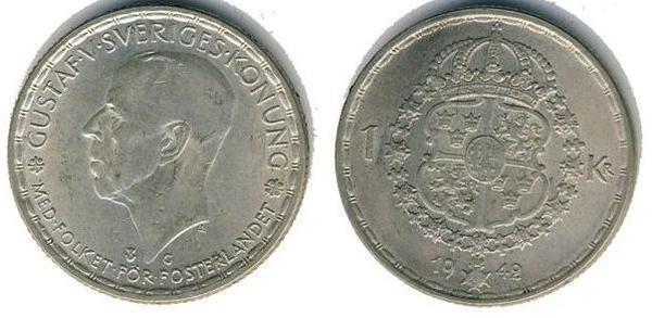 1 krona (Gustaf V)