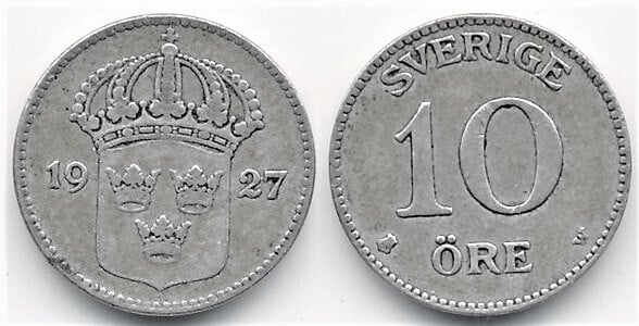 10 öre (Gustaf V)