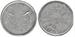 5 francs (Año de la Protección de Monumentos Europeos)
